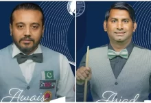 ورلڈ 6 ریڈ اسنوکر چیمپئن شپ‘ پہلے روز اسجد اور اویس منیر کی شاندار کارکردگی